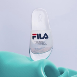 Fila Slick Tender Clear - Naisten Sandaalit - Valkoinen | FI-91365